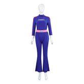 Zombies 4: Dawn of the Vampires (2025) Addison Blue Long Trousers Set Outfits Cosplay Costume
